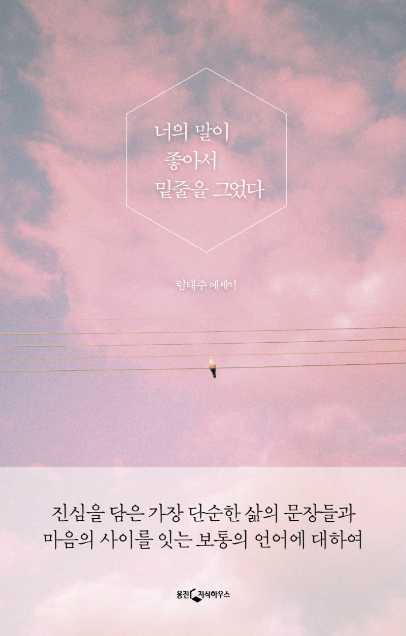 너의 말이 좋아서 밑줄을 그었다