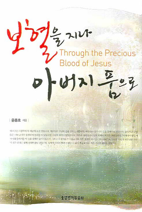 보혈을 지나 아버지 품으로(양장본 HardCover)