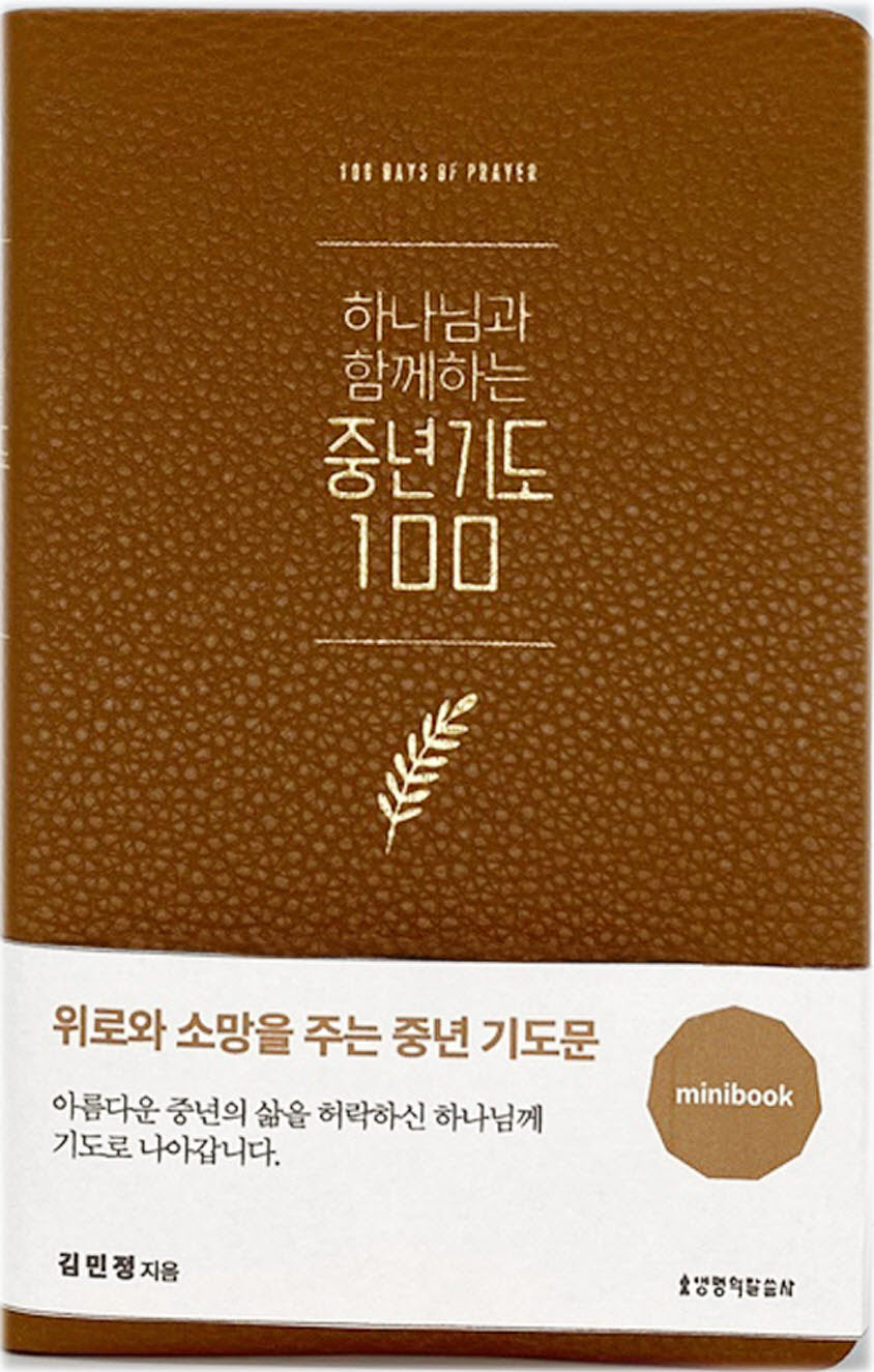 하나님과 함께하는 중년기도 100(미니북/브라운)