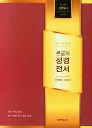 큰글자 성경전서 NKR72EWBU새 찬송가(개역개정/대합본/천연우피/버건디/지퍼/색인)