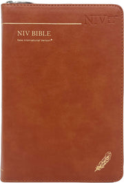 영문NIV BIBLE(중/단본/지퍼/브라운/PU)