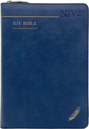 영문NIV BIBLE(중/단본/지퍼/네이비/PU)