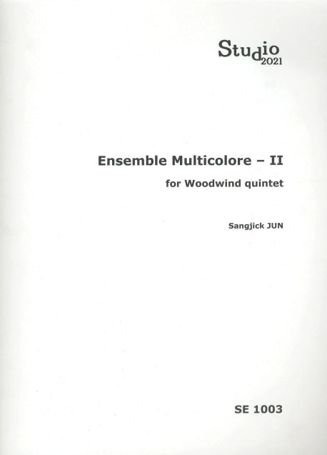 Ensemble Multicolore 2: for Woodwind quintet(SE 1003)