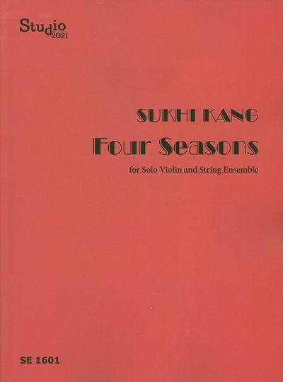 Four Seasons for Solo Violin and String Ensemble(SE 1601)