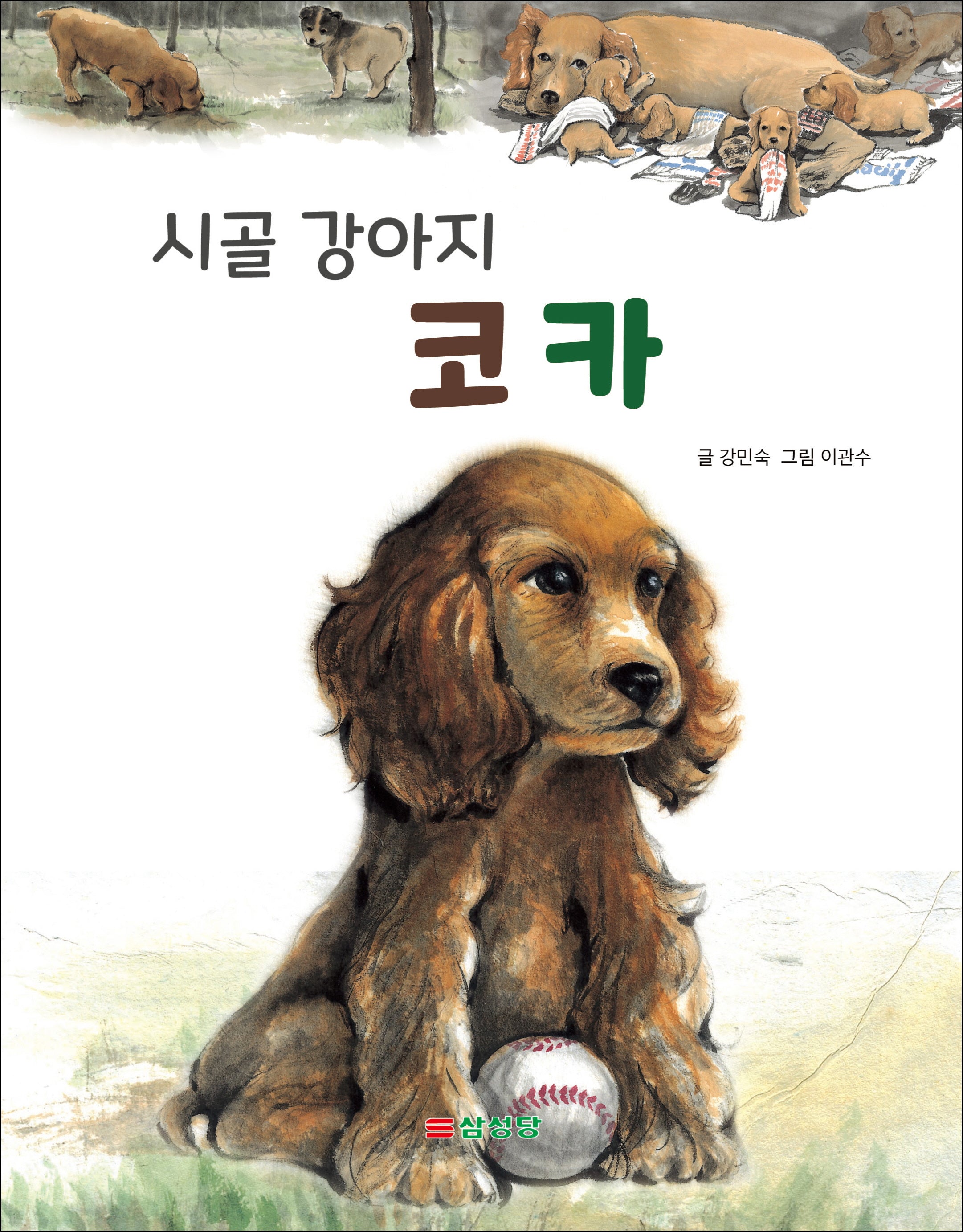 시골 강아지 코카