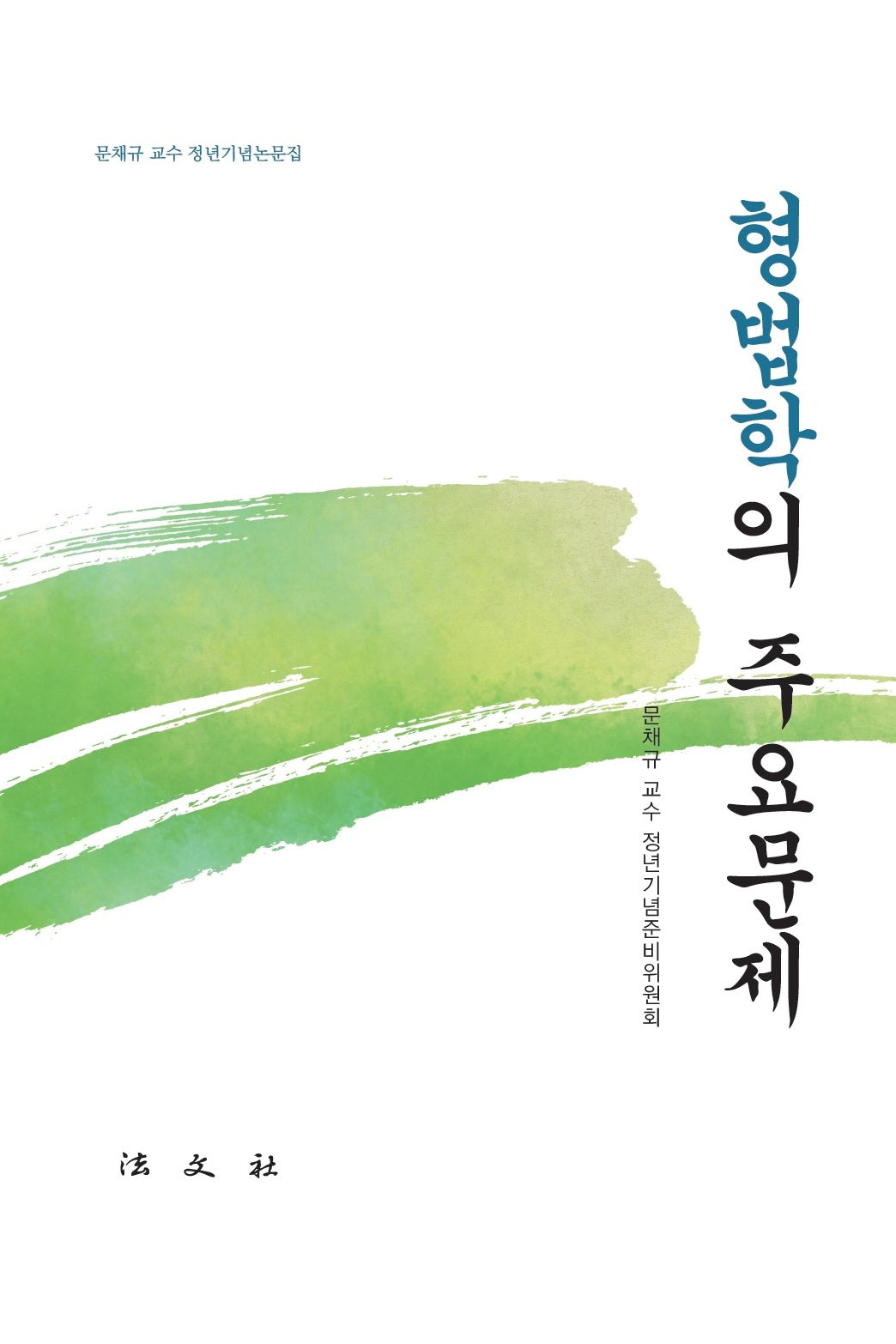 형법학의 주요문제(양장본 Hardcover)