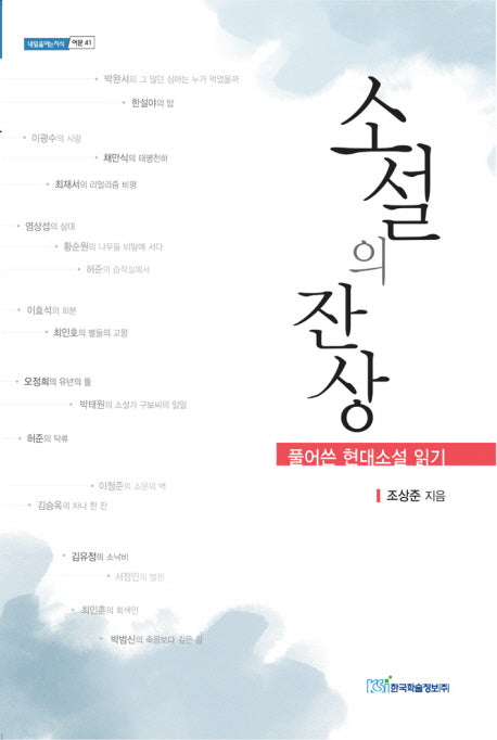 소설의 잔상(내일을 여는 지식 어문 41)