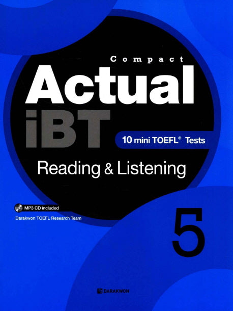 Actual iBT Reading Listening 5(Compact)(CD1장포함)