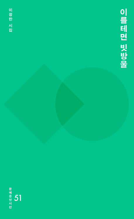 이를테면 빗방울(문예중앙시선 51)
