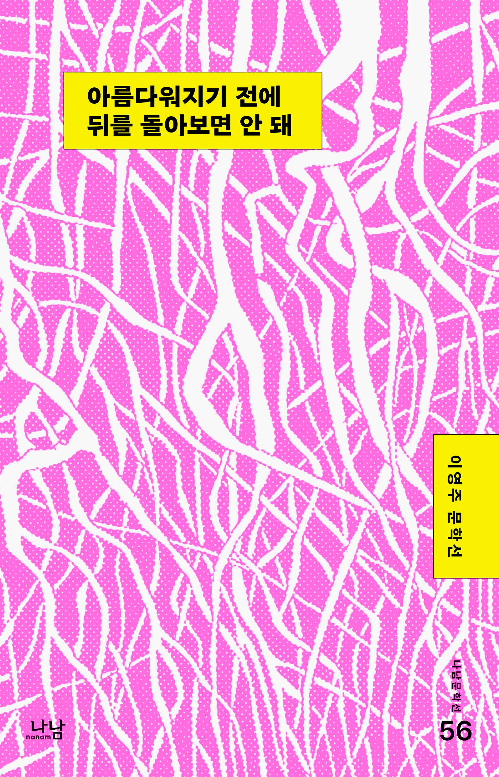 아름다워지기 전에 뒤를 돌아보면 안 돼(나남문학선 56)