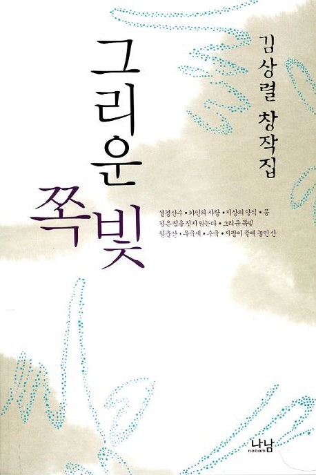 그리운 쪽빛(나남창작선 83)