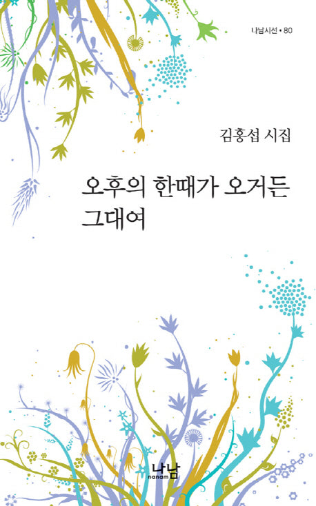 오후의 한때가 오거든 그대여(나남시선 80)