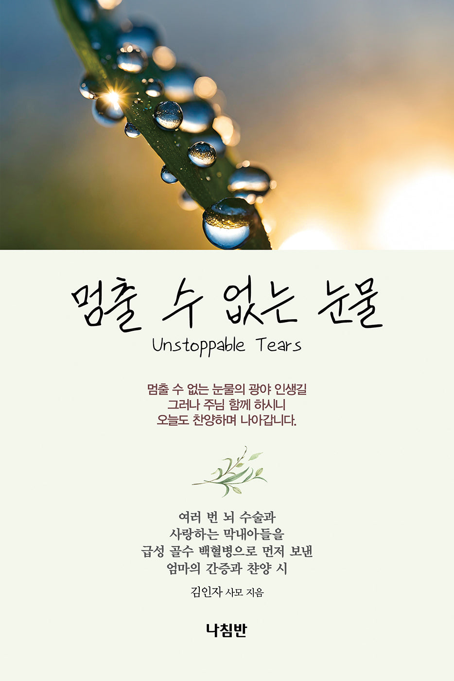 멈출 수 없는 눈물