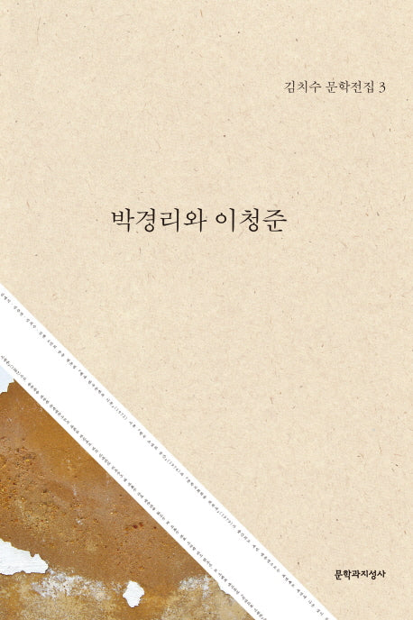 박경리와 이청준(김치수 문학전집 3)(양장본 HardCover)