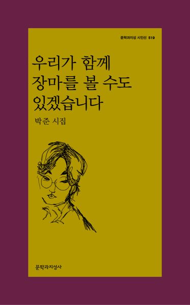 우리가 함께 장마를 볼 수도 있겠습니다(문학과지성 시인선 519)