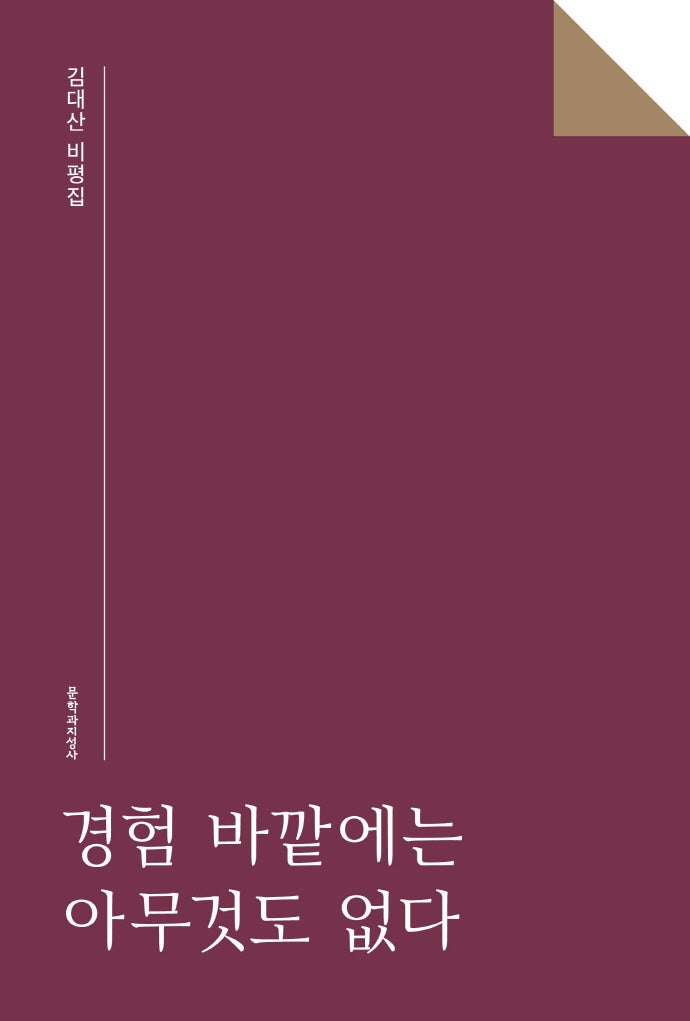 경험 바깥에는 아무것도 없다