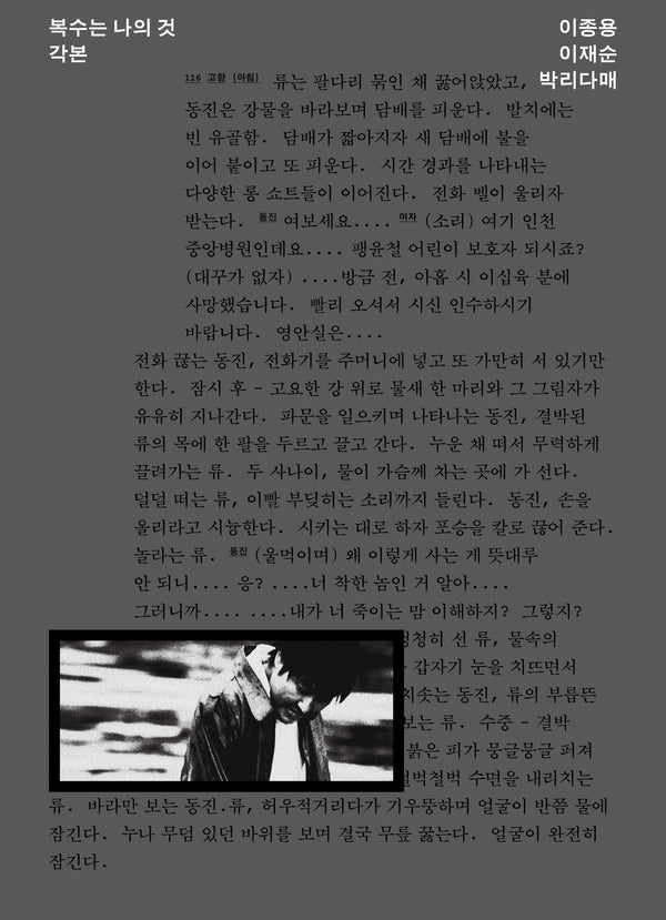 복수는 나의 것 각본