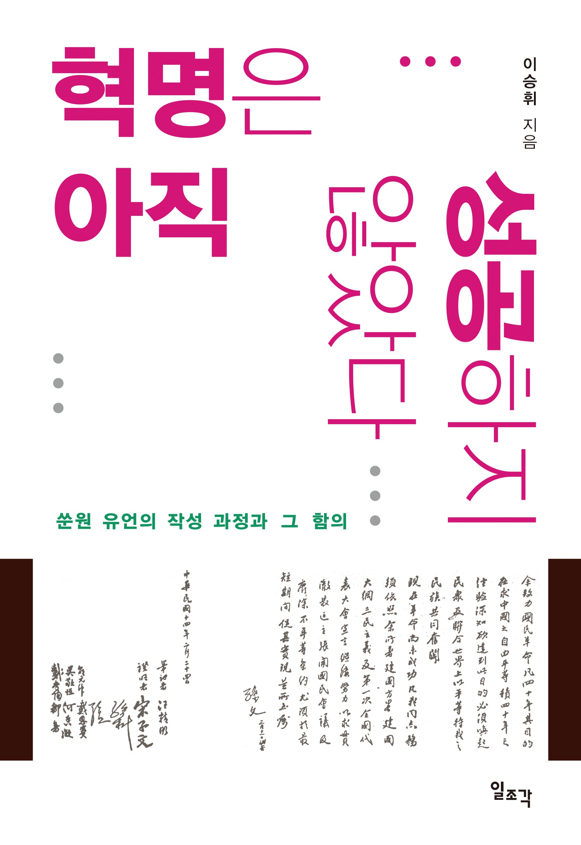 혁명은 아직 성공하지 않았다