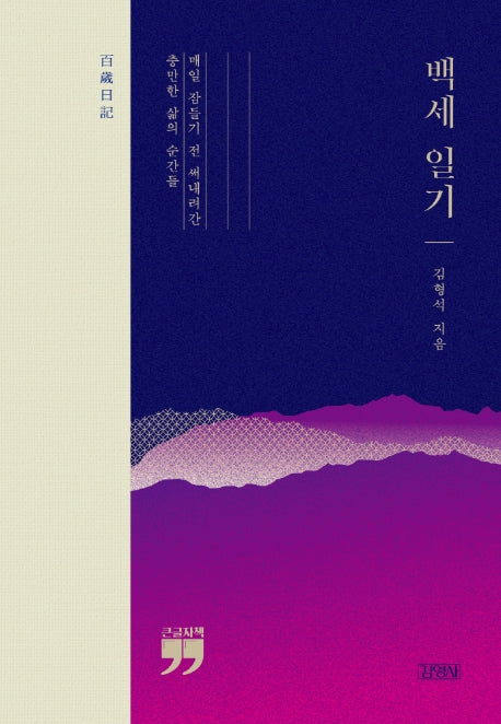 백세일기(큰글자책)