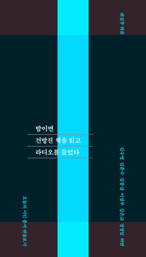 밤이면 건방진 책을 읽고 라디오를 들었다(오늘의 시인 총서 앤솔로지)(반양장)