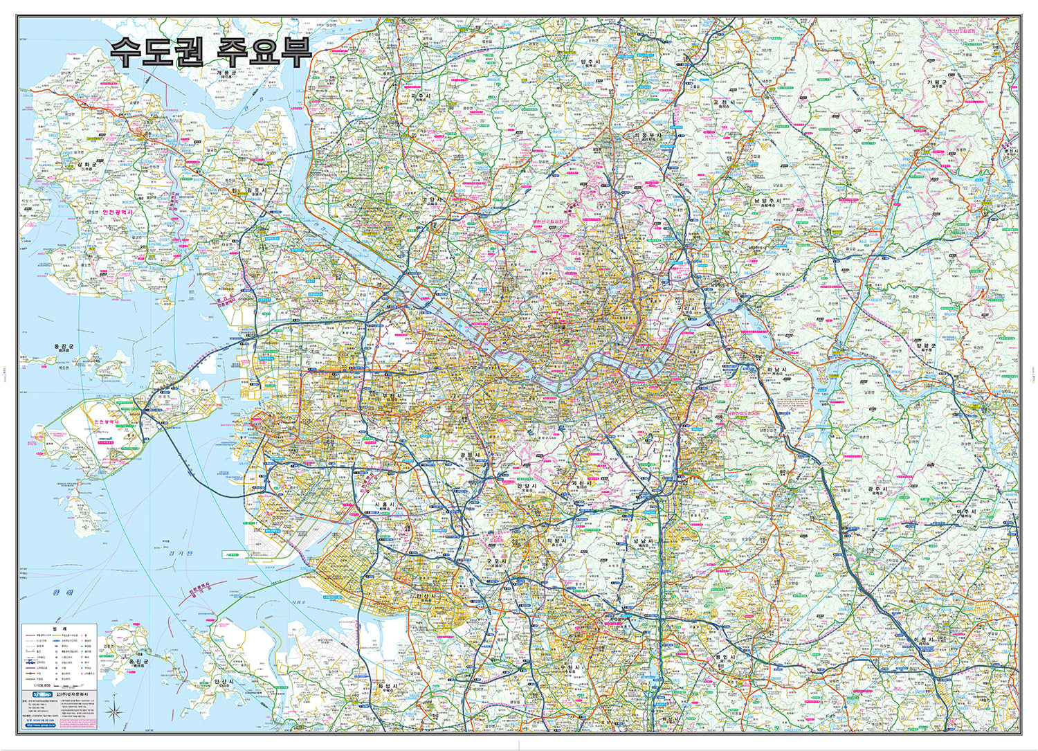 수도권주요부 (코팅원지)