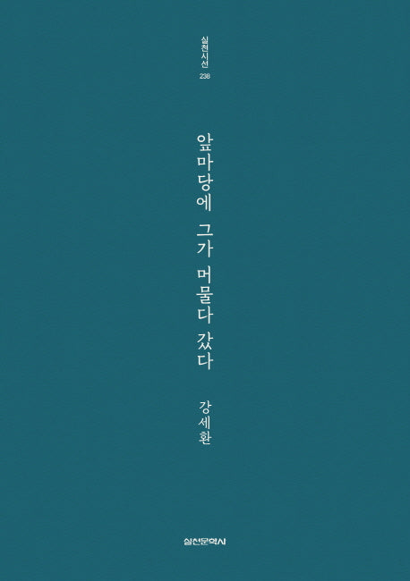 앞마당에 그가 머물다 갔다(실천시선 238)