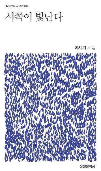 서쪽이 빛난다(실천문학 시인선 36)