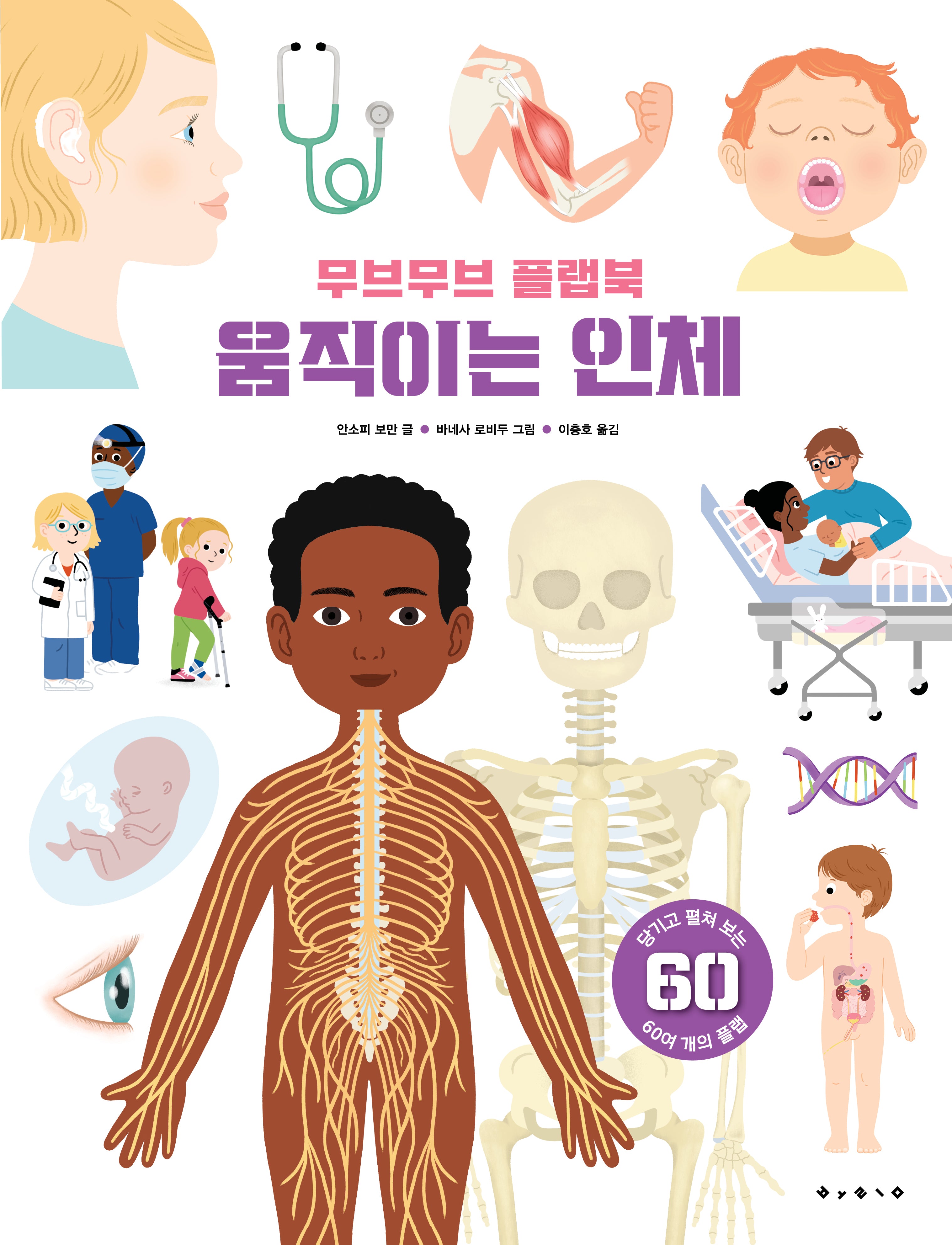 무브무브 플랩북 움직이는 인체(플랩북)