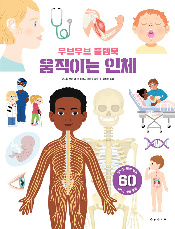 무브무브 플랩북 움직이는 인체(플랩북)