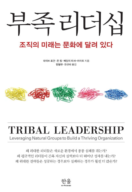 부족 리더십: 조직의 미래는 문화에 달려 있다