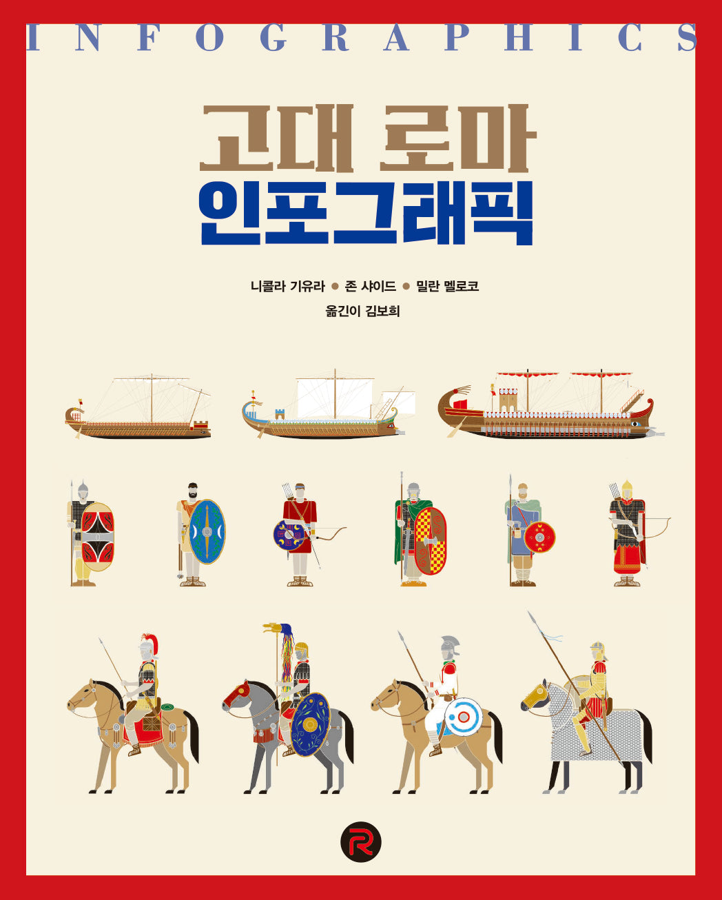 고대 로마 인포그래픽(건들건들 컬렉션)(양장본 Hardcover)