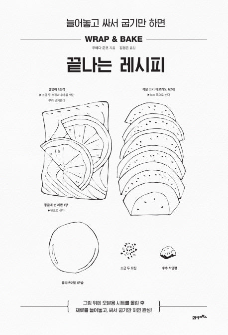 늘어놓고 싸서 굽기만 하면 끝나는 레시피