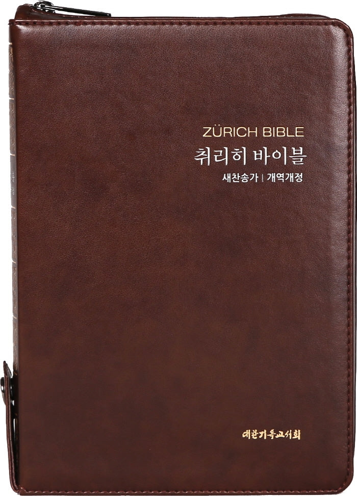 취리히 바이블(새찬송가/개역개정/특중/다크브라운)