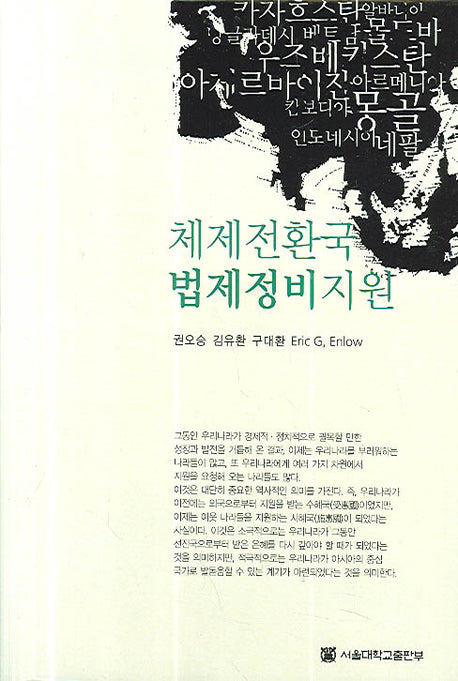 체제전환국 법제정비지원(양장본 HardCover)