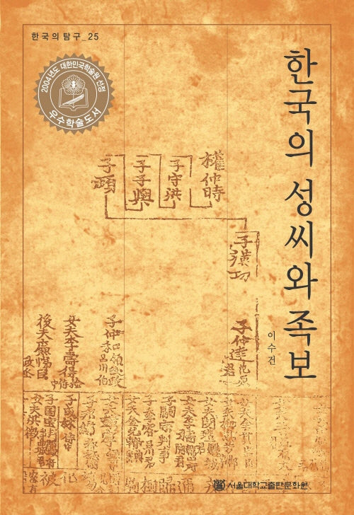 한국의 성씨와 족보(한국의 탐구 25)(양장본 Hardcover)