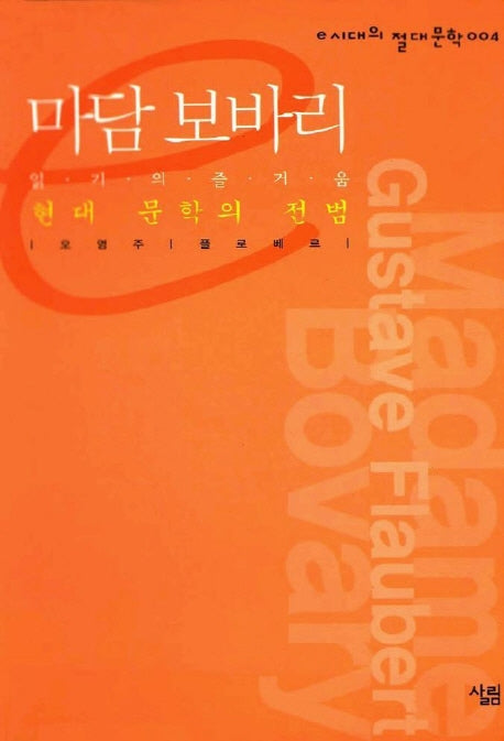 마담 보바리(e시대의 절대문학 4)