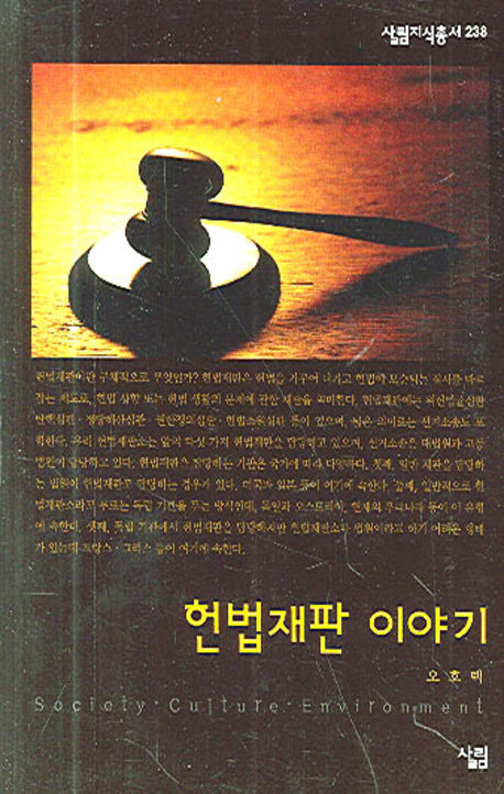 헌법재판 이야기(살림지식총서 238)