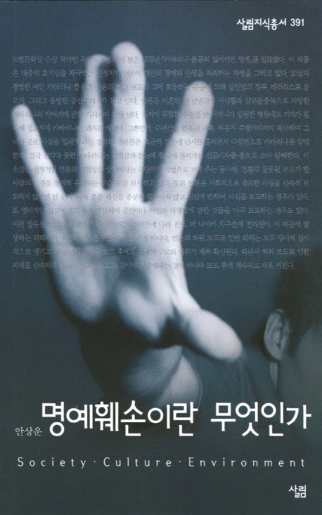 명예훼손이란 무엇인가(살림지식총서 391)