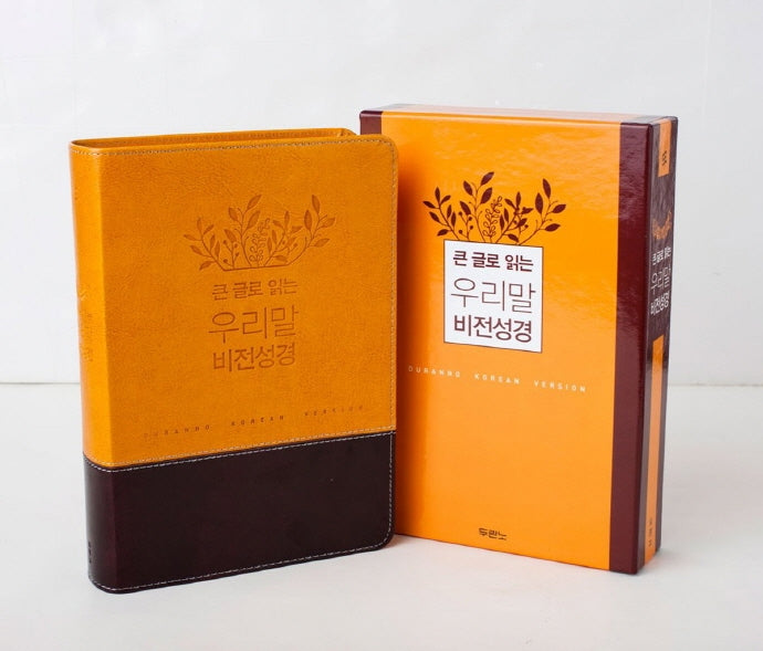 큰글로 읽는 우리말 비전성경(중)(호박색)(무지퍼)(5판)
