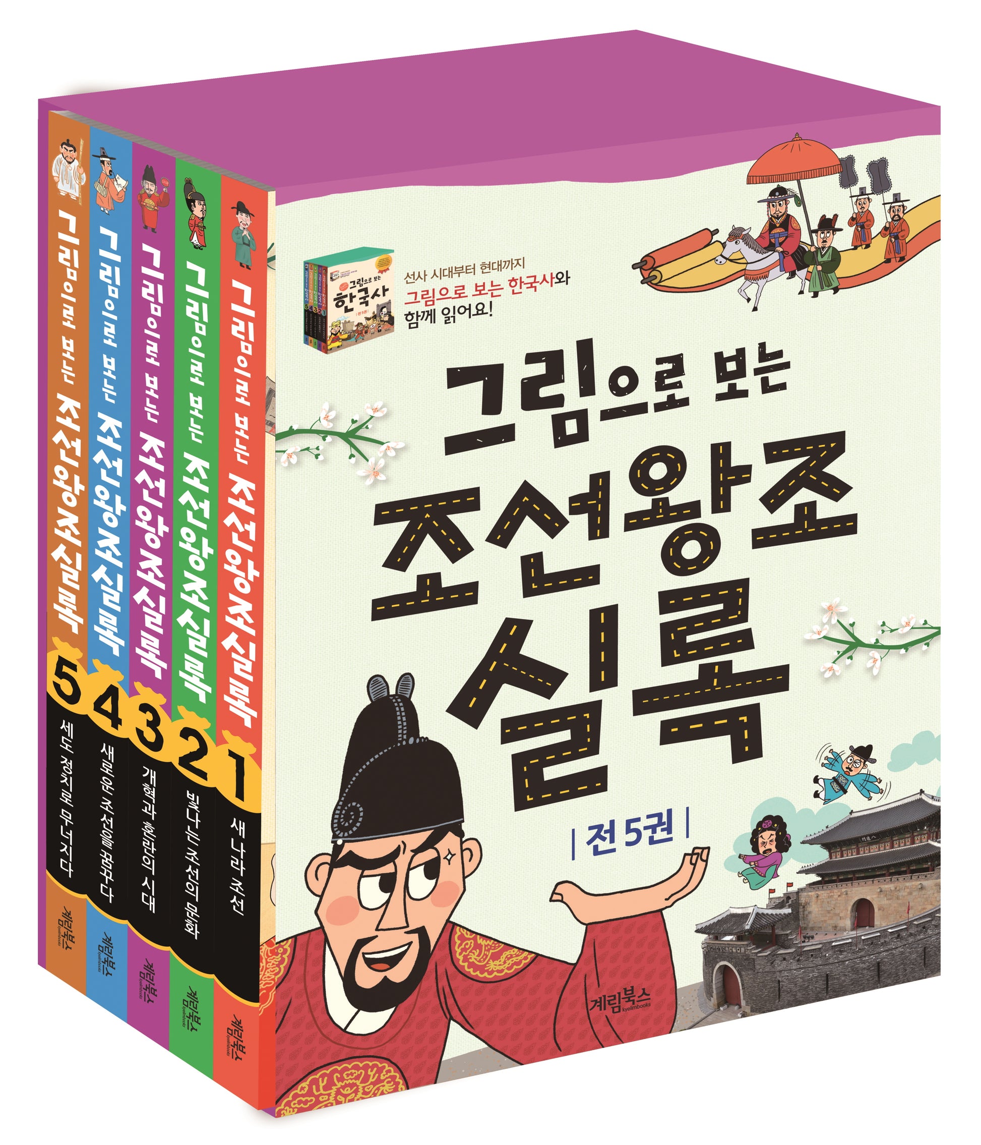 그림으로 보는 조선왕조실록 세트(전5권)
