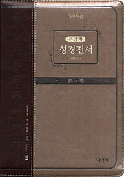 성경전서(투톤 다크브라운)(NKR72EAB)(색인)(대)(합본)(지퍼)(주석없는 큰글자)