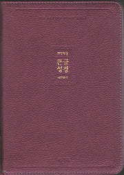 큰글성경&새찬송가(라벤더)(중)(합본)(색인)(지퍼)(개역개정)(반양장)