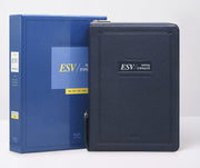 개역개정 ESV 한영해설성경(특대/단본/지퍼/네이비)(양장본 Hardcover)