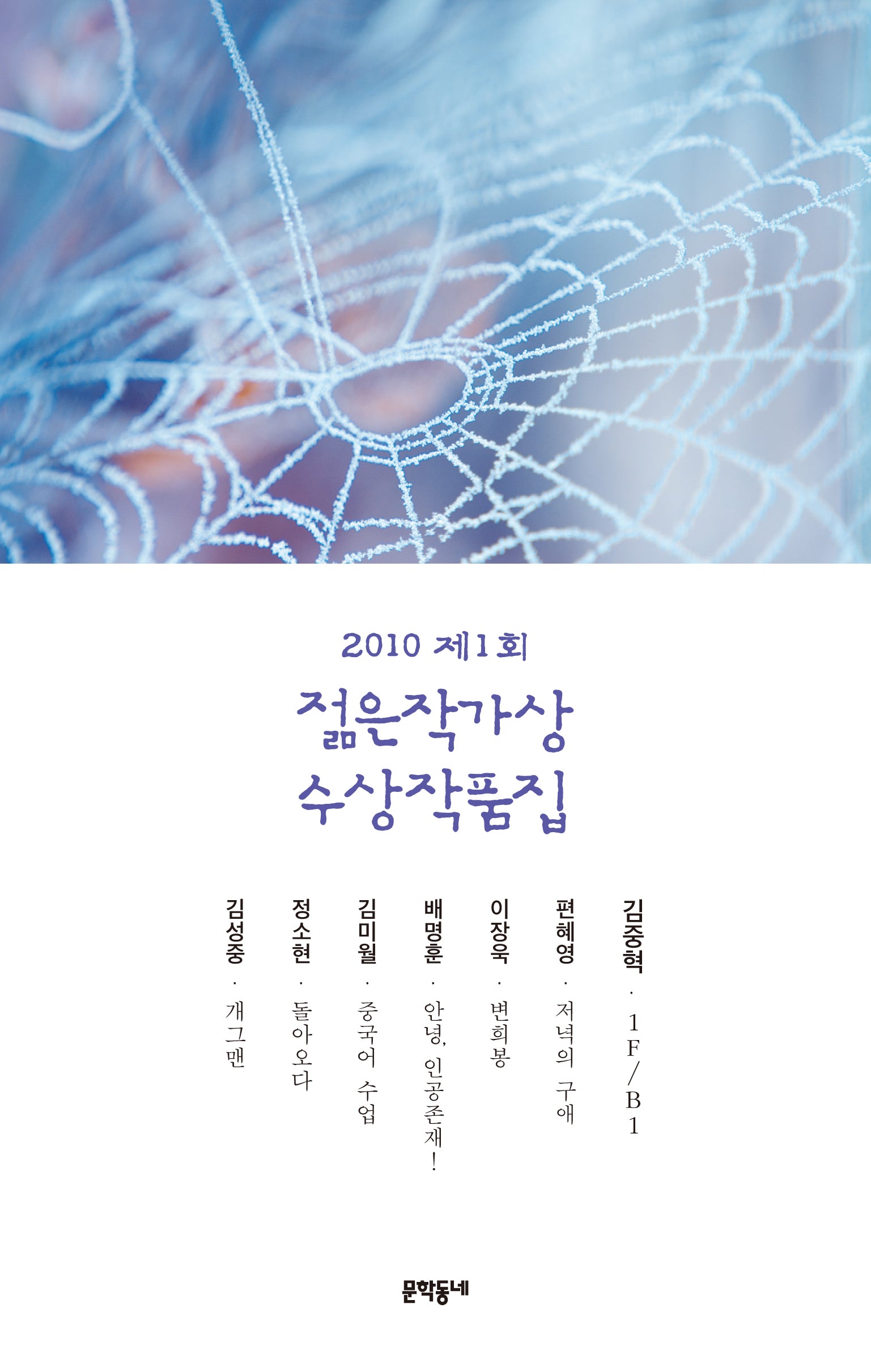 젊은작가상 수상작품집: 2010년 제1회