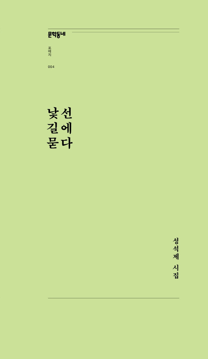 낯선 길에 묻다(문학동네포에지 4)