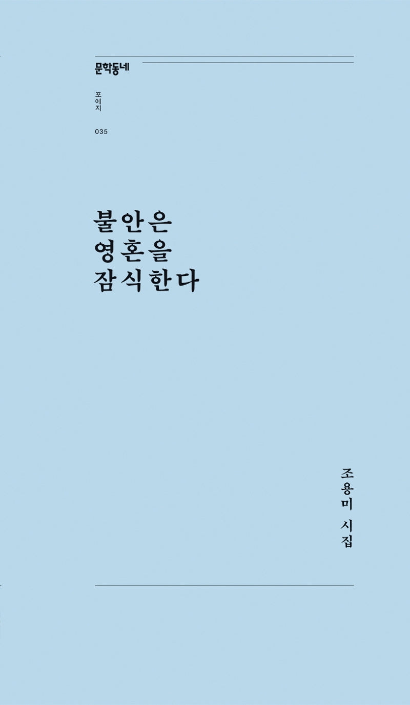 불안은 영혼을 잠식한다(문학동네포에지 35)