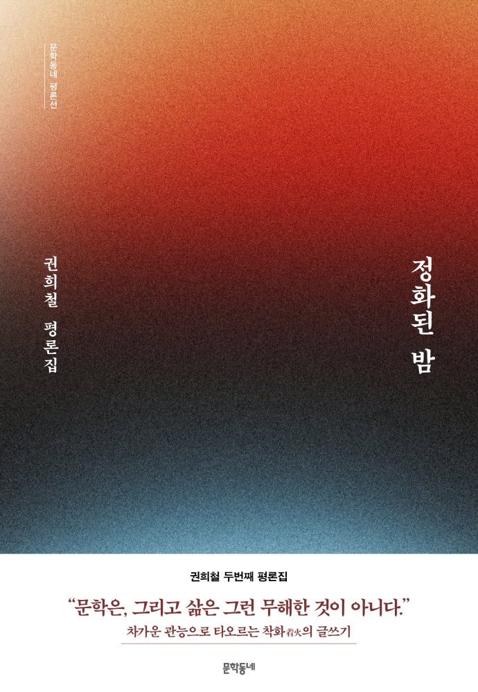 정화된 밤(문학동네 평론선)