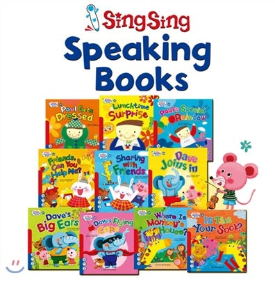 SingSing Speaking books 세트(CD4장포함)(전10권)