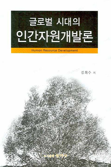 인간자원개발론(글로벌 시대의)(양장본 HardCover)