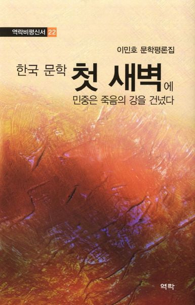한국문학 첫 새벽에 민중은 죽음의 강을 건넜다(역락비평신서 22)(양장본 HardCover)